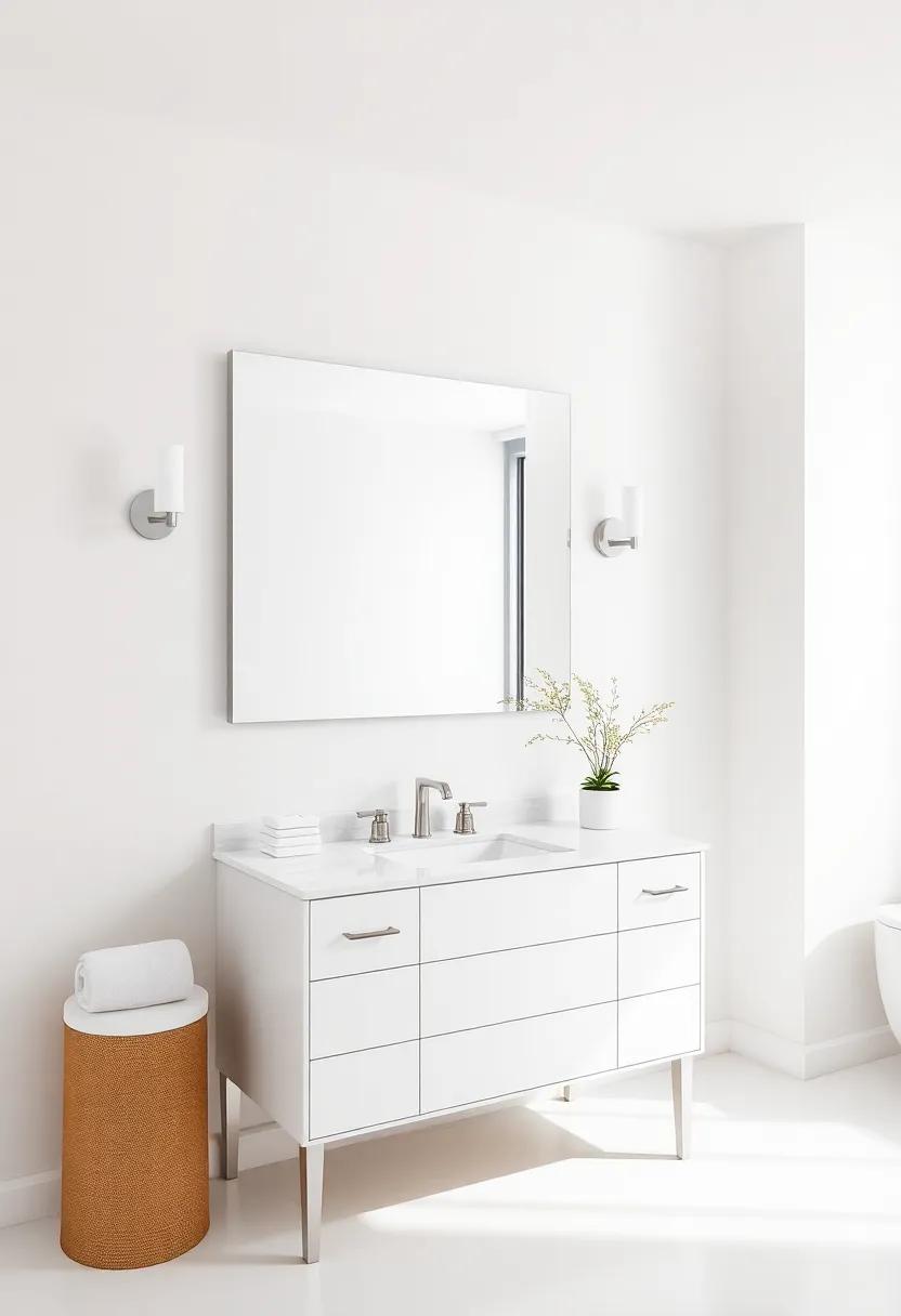 Embracing⁤ Minimalism: Sleek⁣ and Simple Vanity Selections