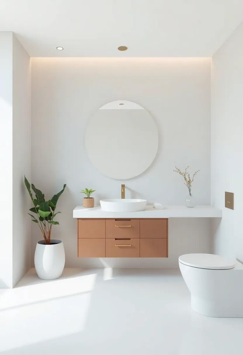 Incorporating Unique Shapes in Vanity Designs for Individuality