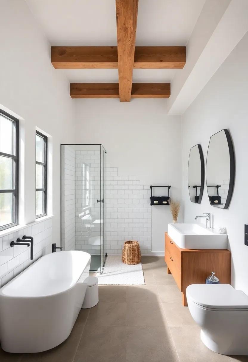 Elevating ‌Small Spaces with Industrial Chic Bathroom Features