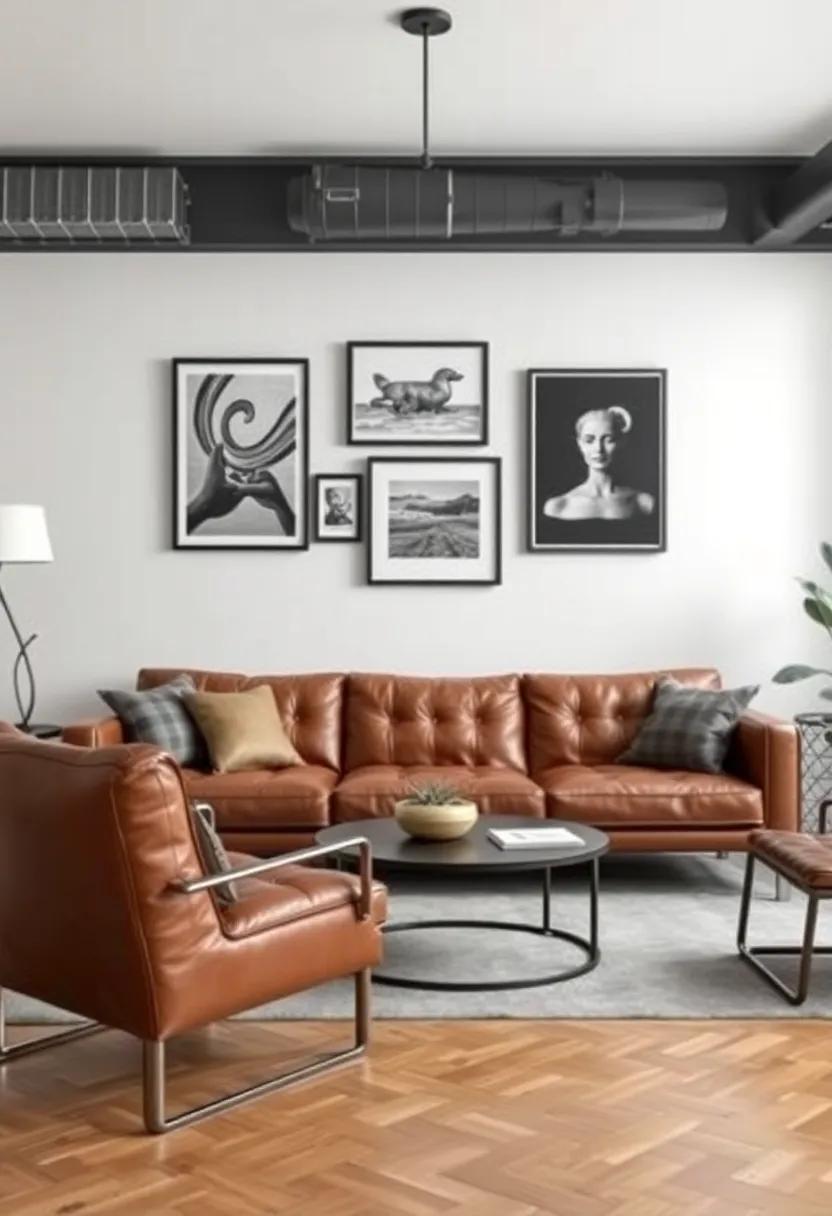 Curating ​a ⁤Gallery Wall to Enhance the Industrial Vibe of Your Space