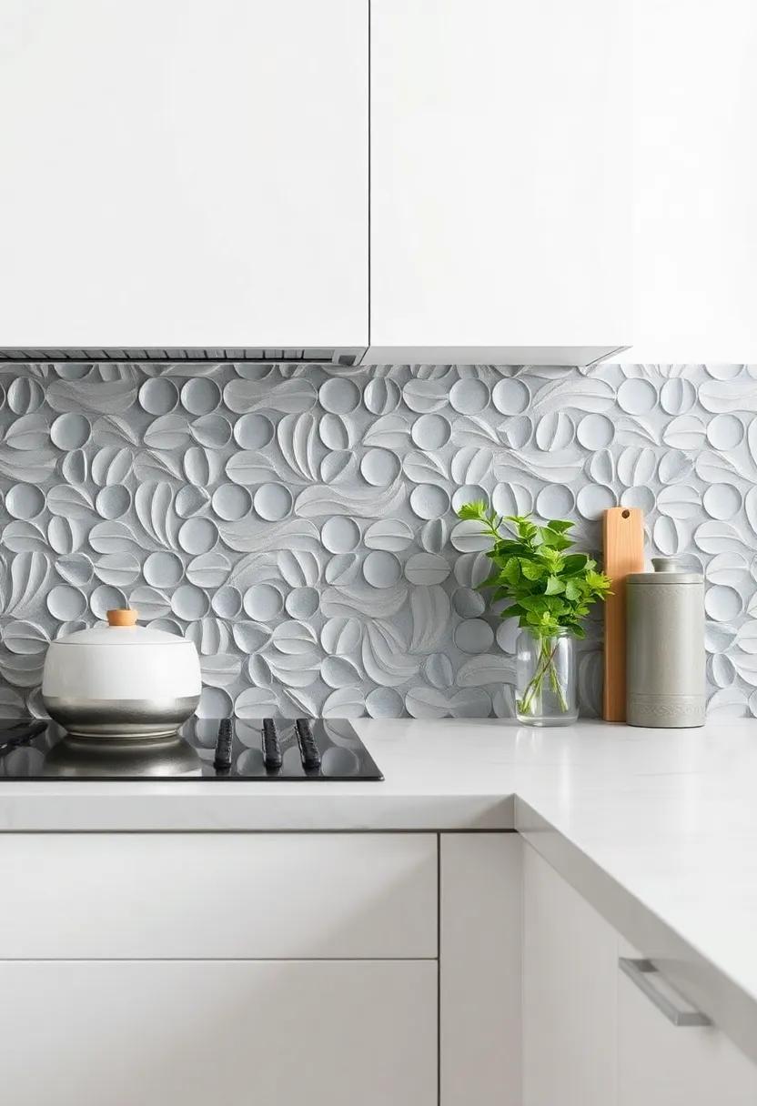 Textured Backsplashes Creating Depth and Intrigue in‍ Design