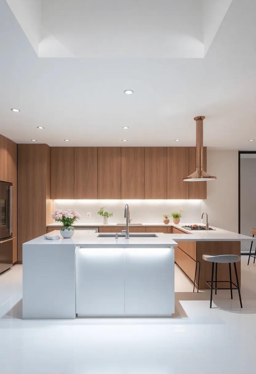 Lighting Designs That Compliment Your L-Shaped Kitchen Island Aesthetics