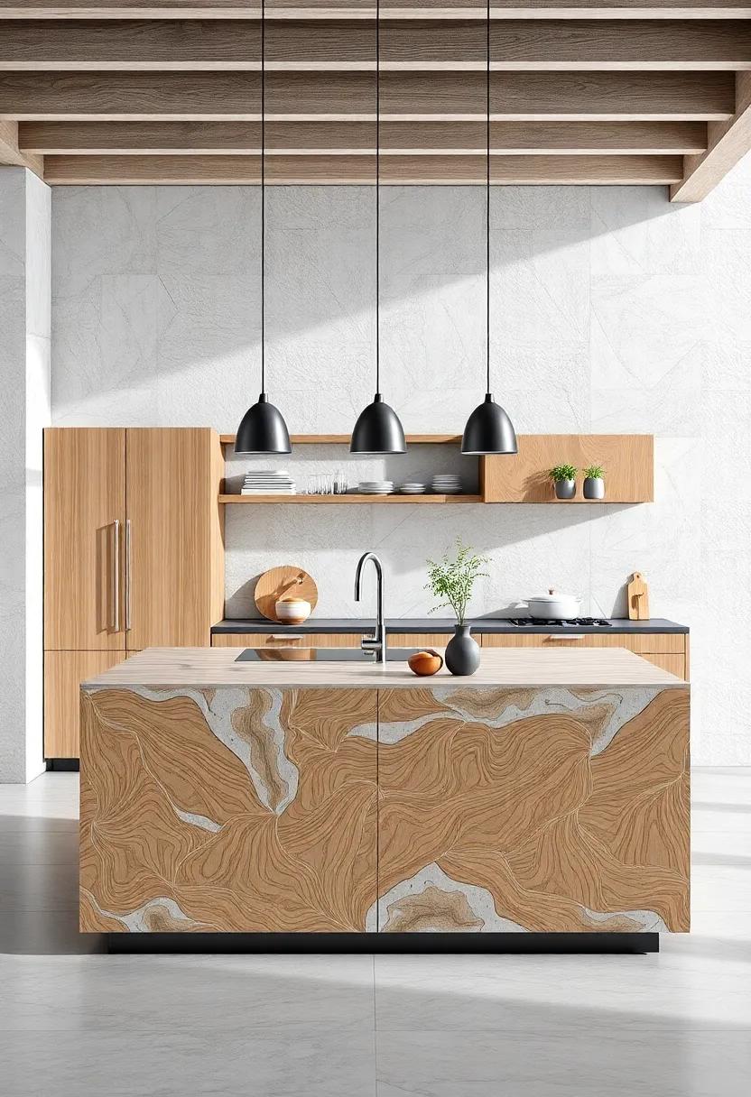 Mixing Textures: Complementary designs to Enhance Your Kitchen⁢ Island Charisma