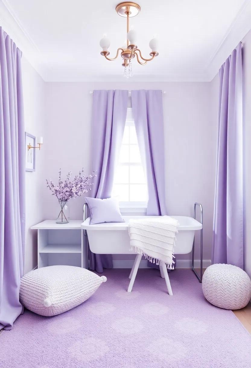 Creating Cozy Nooks: Emphasizing Comfort with Lavender Textiles