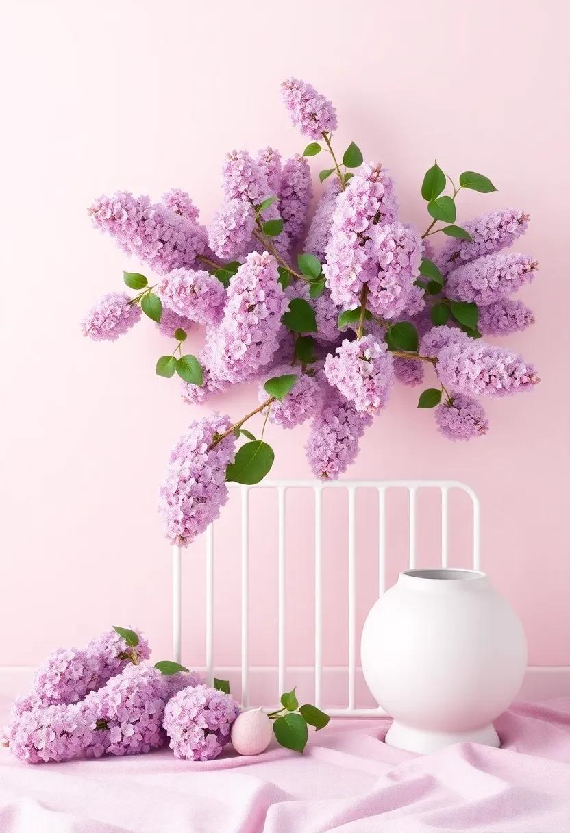 Floral Arrangements: Adorning the Nursery with Lilac Blooms That Capture the Essence of Spring