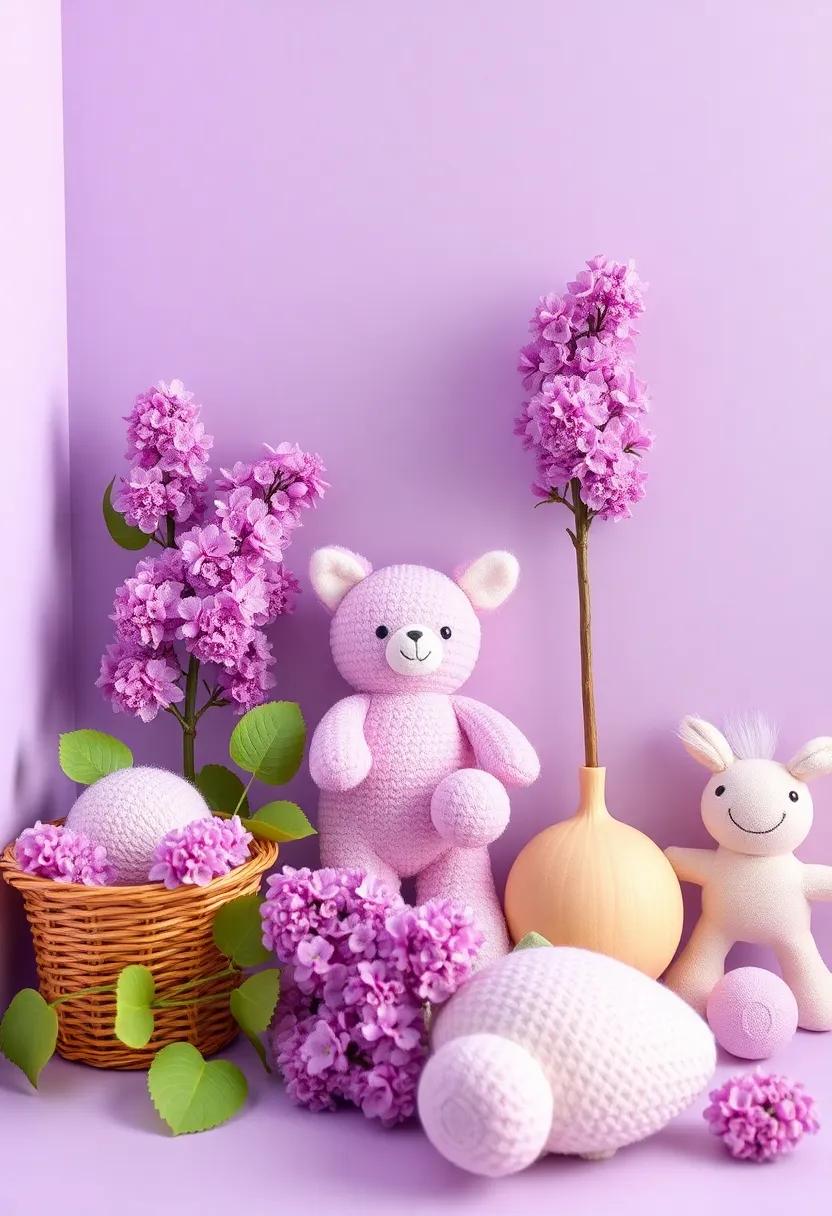 Playful Accessories: Incorporating Lilac in Toys, Plushies, and Decor Elements