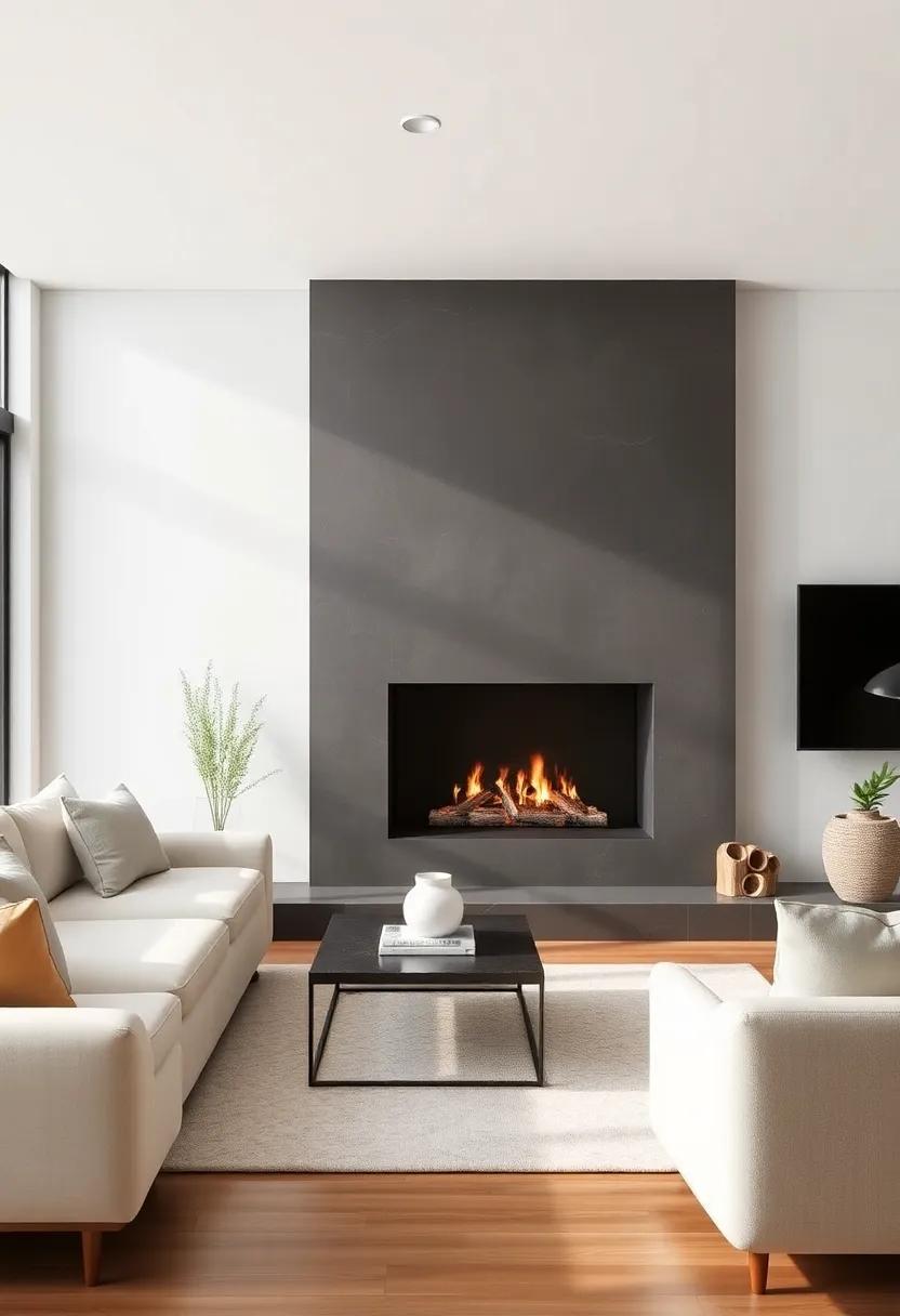 Embracing ‌the Charm ⁣of a Minimalist Tile ​Fireplace‌ Design