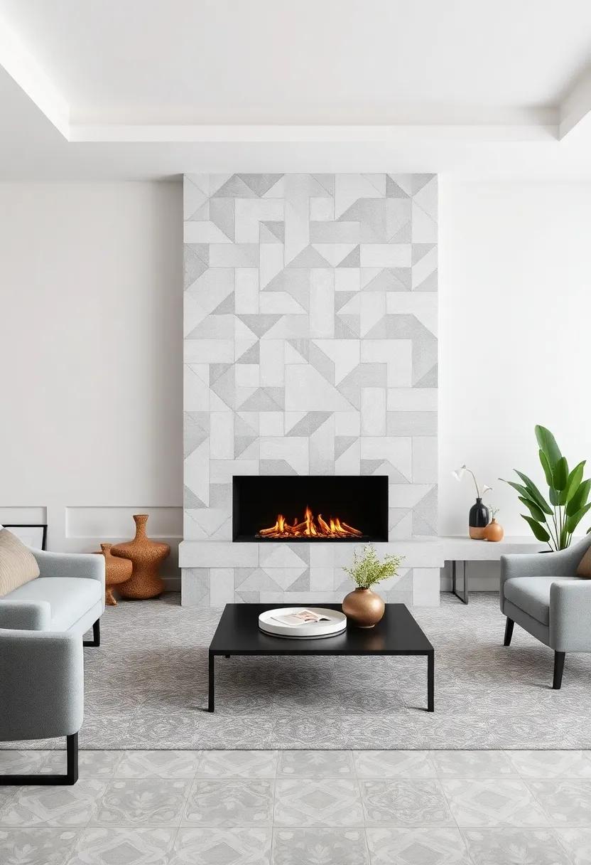 Incorporating Patterns: Geometric and Artistic Tile Designs