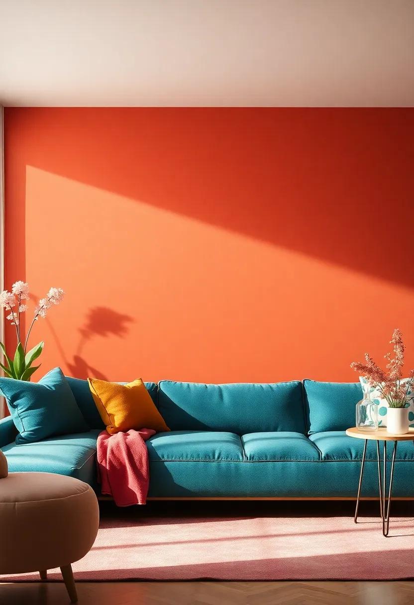 Transforming Your Living⁣ Room With a‍ Burst of Colorful Wallpaper ⁣Inspiration