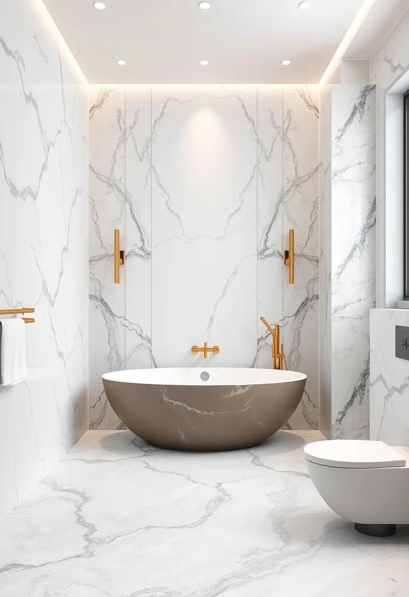 Indulge ⁣in ‍the Opulence of Marble Accents for a Timeless Bathroom‌ Retreat