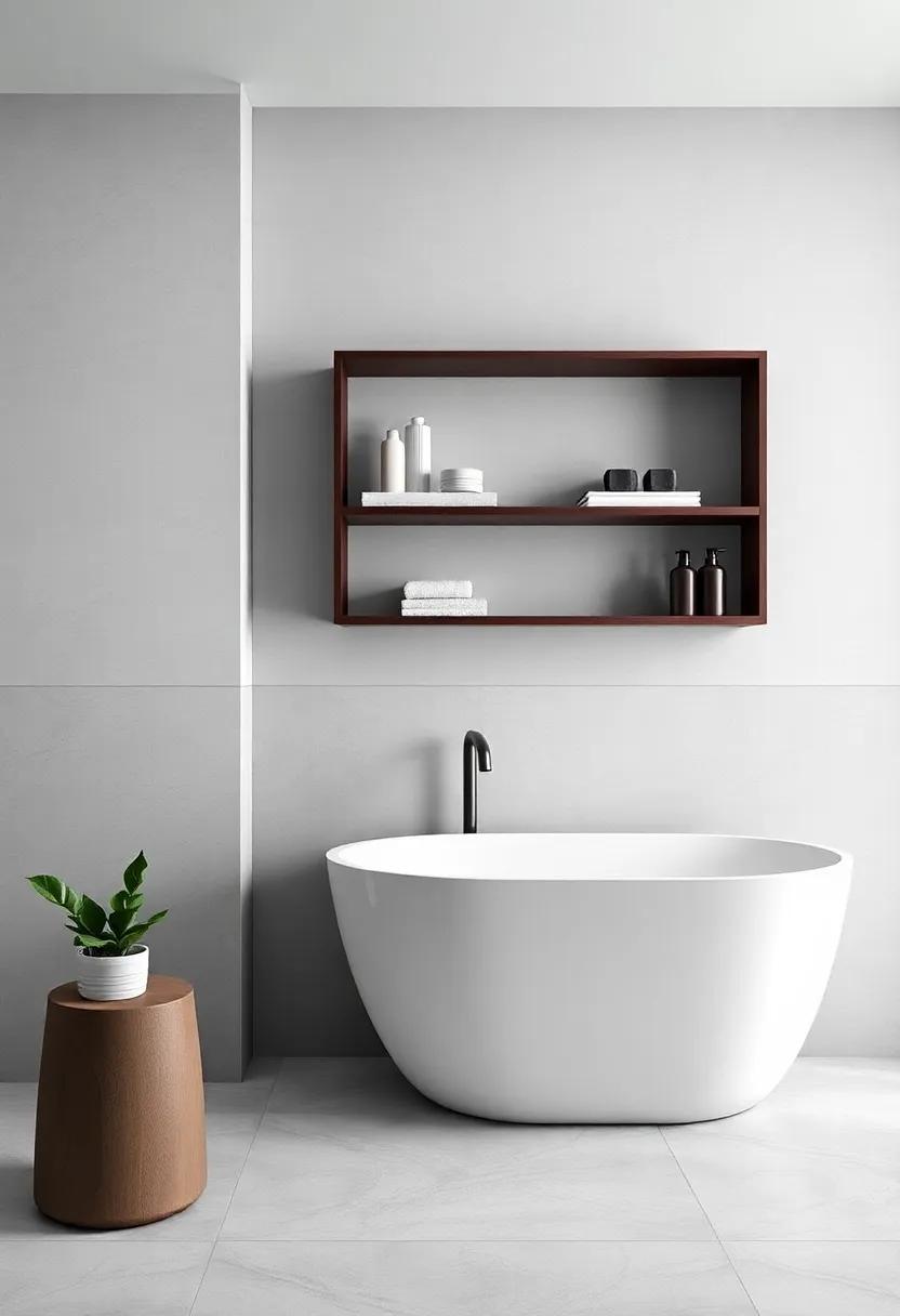 integrate Open Shelving for a Modern Twist ‍on​ Bathroom Storage