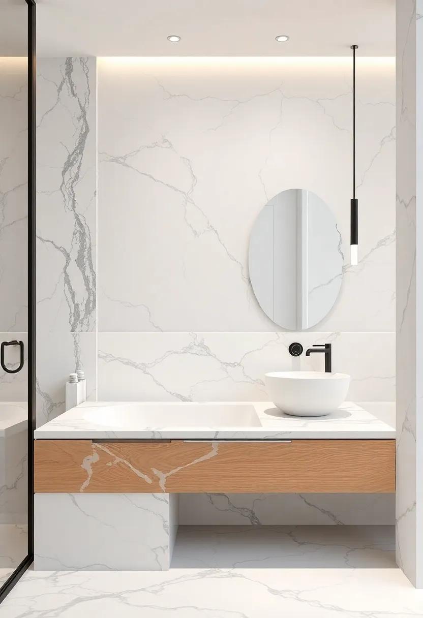 Cohesive Design: Blending Marble Accents with Other Luxurious materials