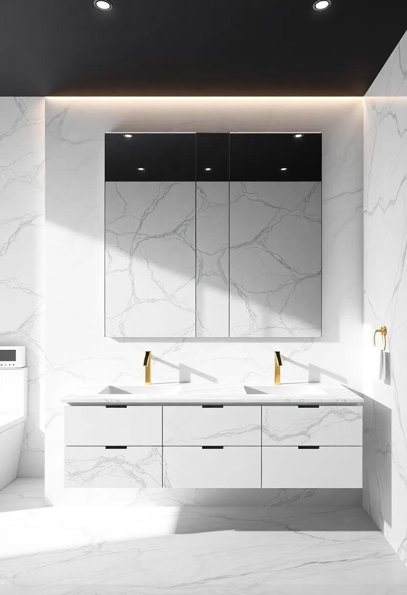 statement ‌Vanities: The‌ Rise of Marble as a Central‍ Feature ⁤in Bathroom Furniture