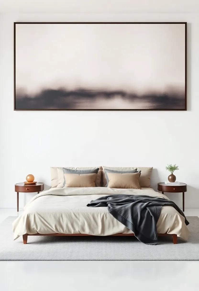 Subtle ⁤Elegance with ⁣Statement Art‍ Pieces on Blank Walls