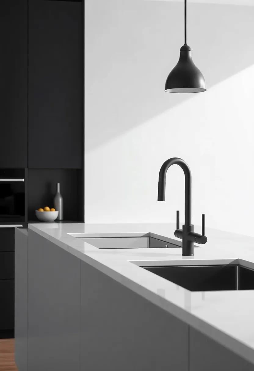 Embracing Sophistication ​with⁢ Matte Black Kitchen Faucets