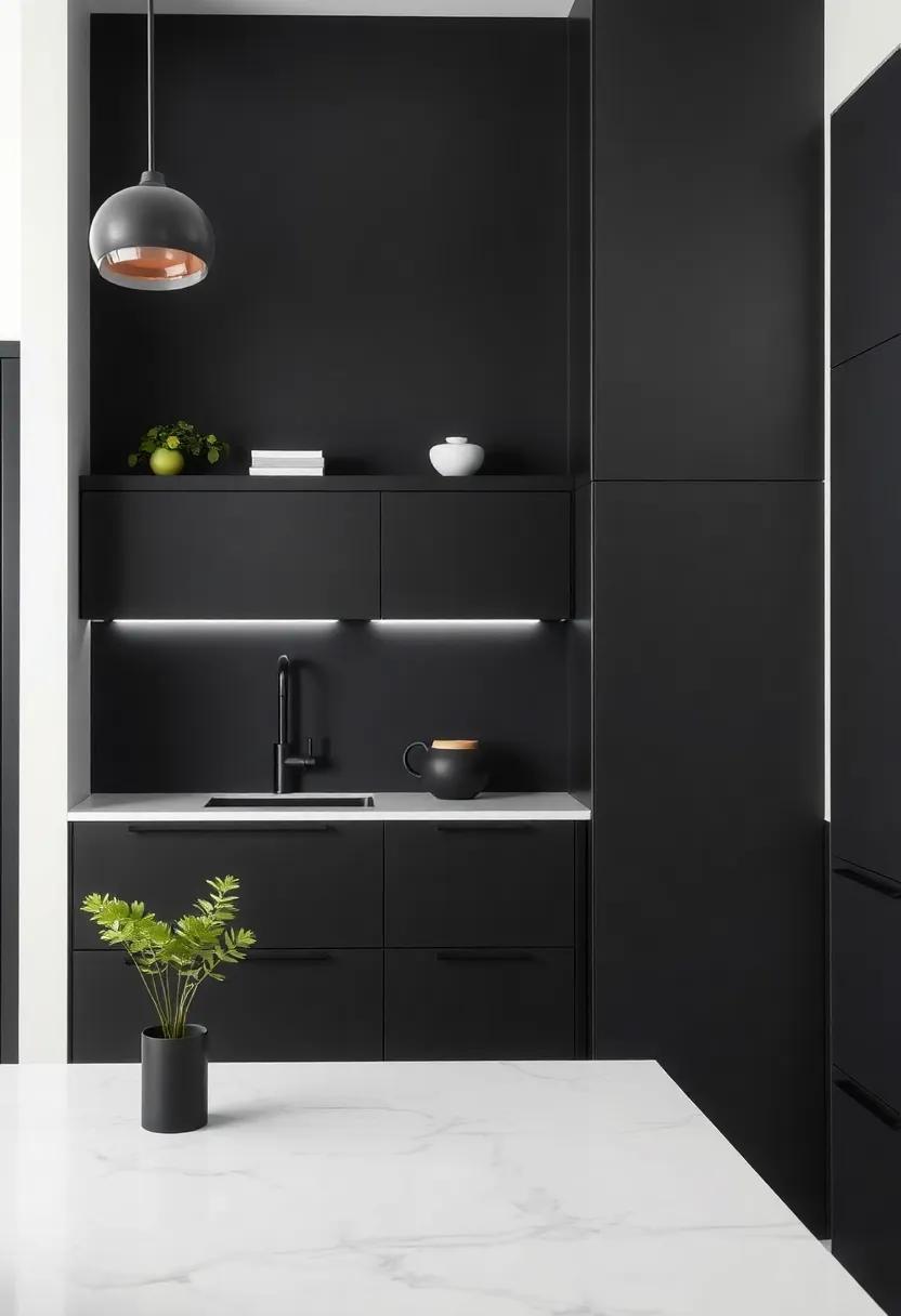 Sustainability⁢ in Style: ‌Eco-Friendly Matte‍ Black Kitchen Options