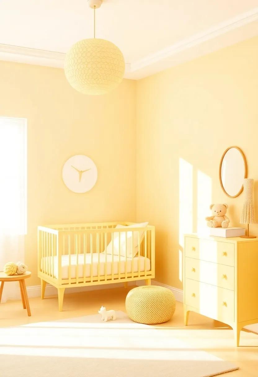 Embracing The Gentle Glow of Pastel Yellow In Your Baby⁢ Girl's Nursery