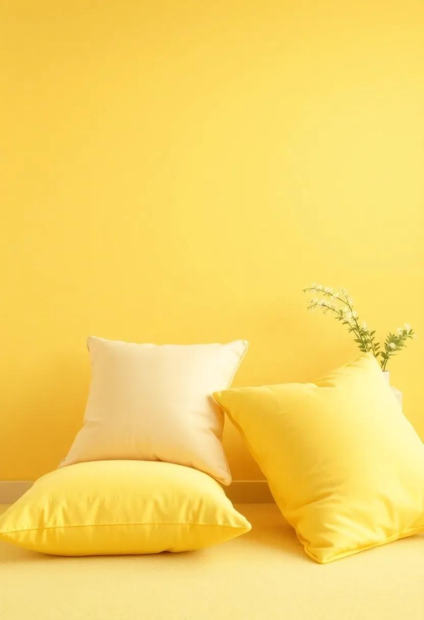 Pillow⁣ Talk: whimsical Pastel Yellow Cushions⁤ That Spark‌ Joy