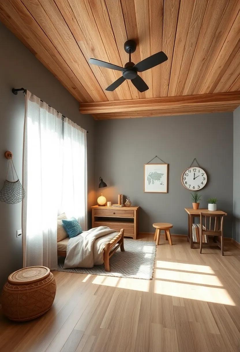 Integrating‌ Earthy Tones to‌ Enhance a rustic⁤ Atmosphere in Boys’ Rooms