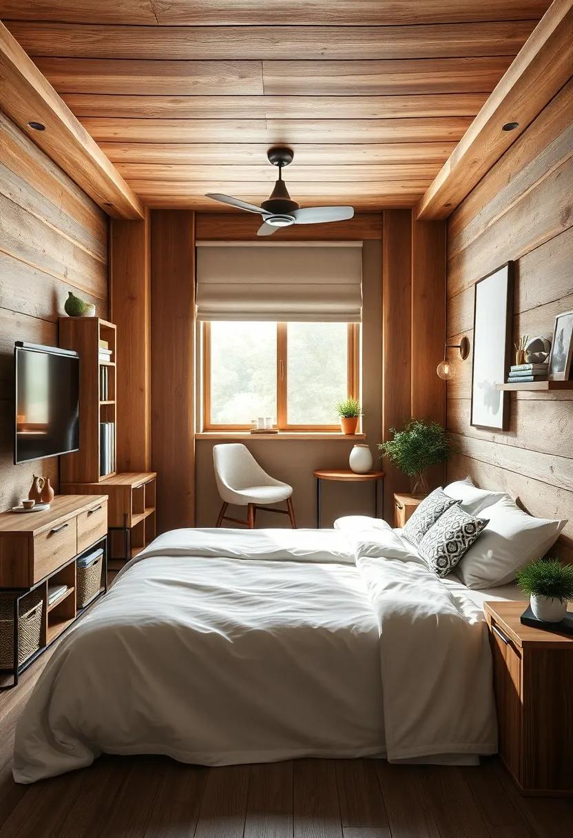 Combining ​multifunctional Areas to Maximize the Use of ⁣a Rustic Room