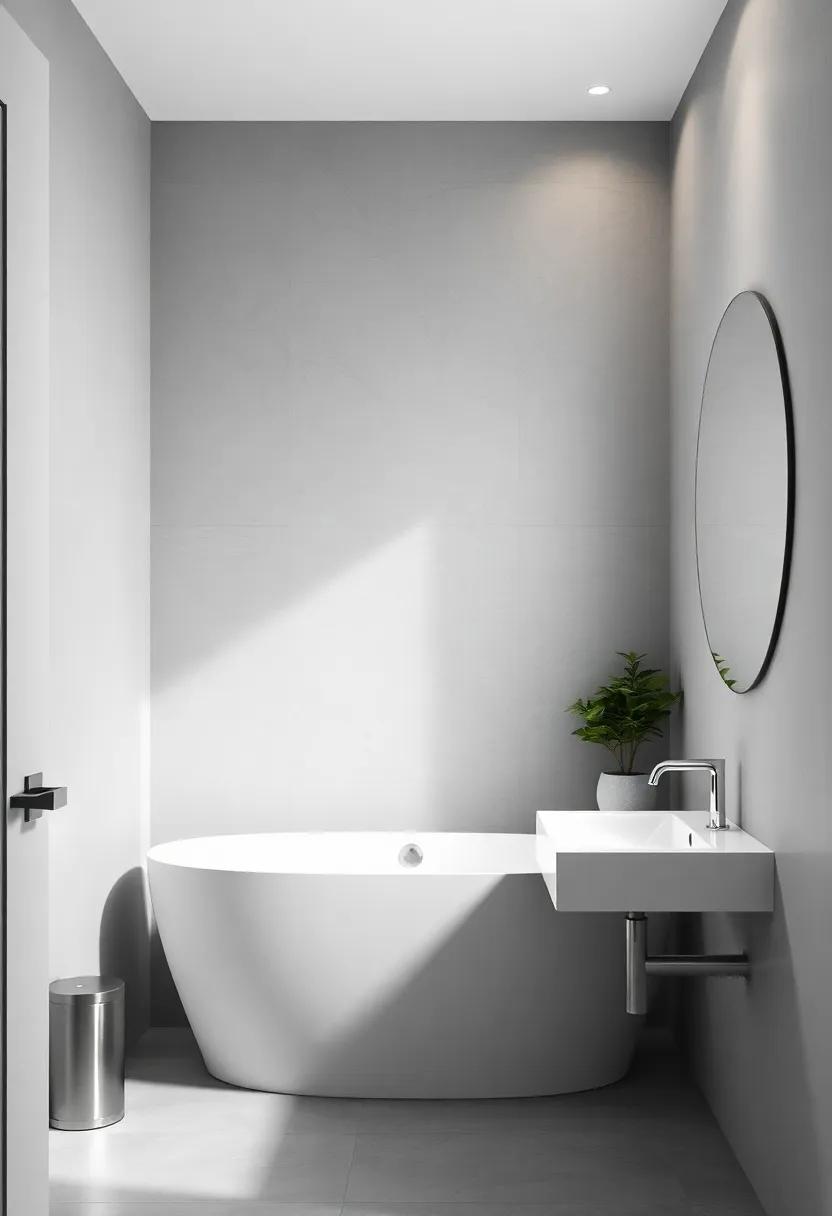 Stunning Grey Walls: Paint Techniques to ‌Elevate Your Small Bathroom