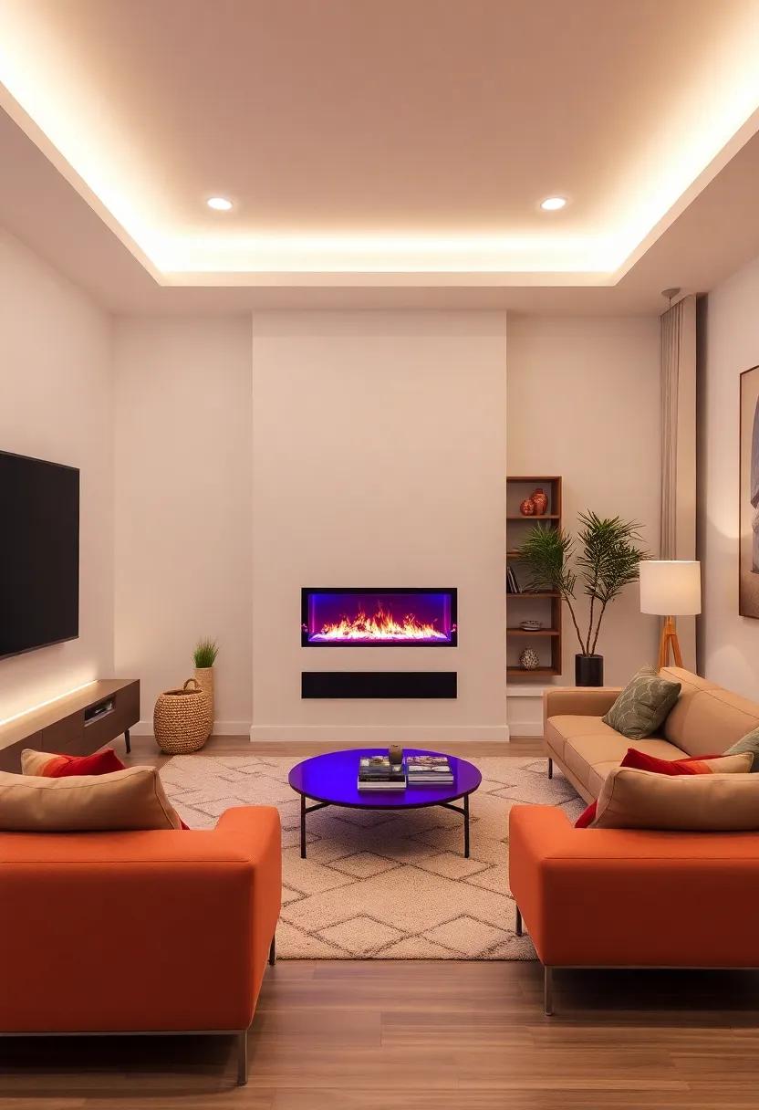 Making a ​Statement: Bold Designs for Your LED Fireplace ⁣Integration