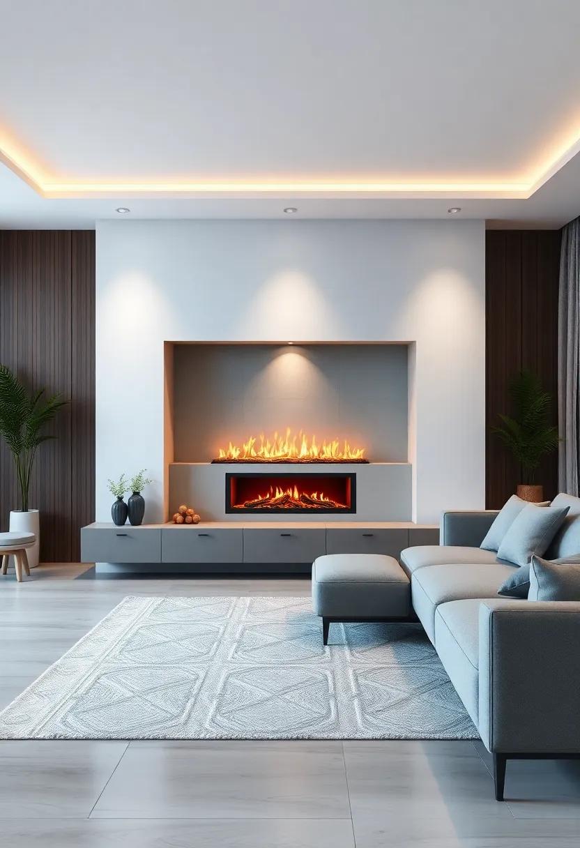 Showcasing Your Personal Style⁣ with LED fireplace Designs