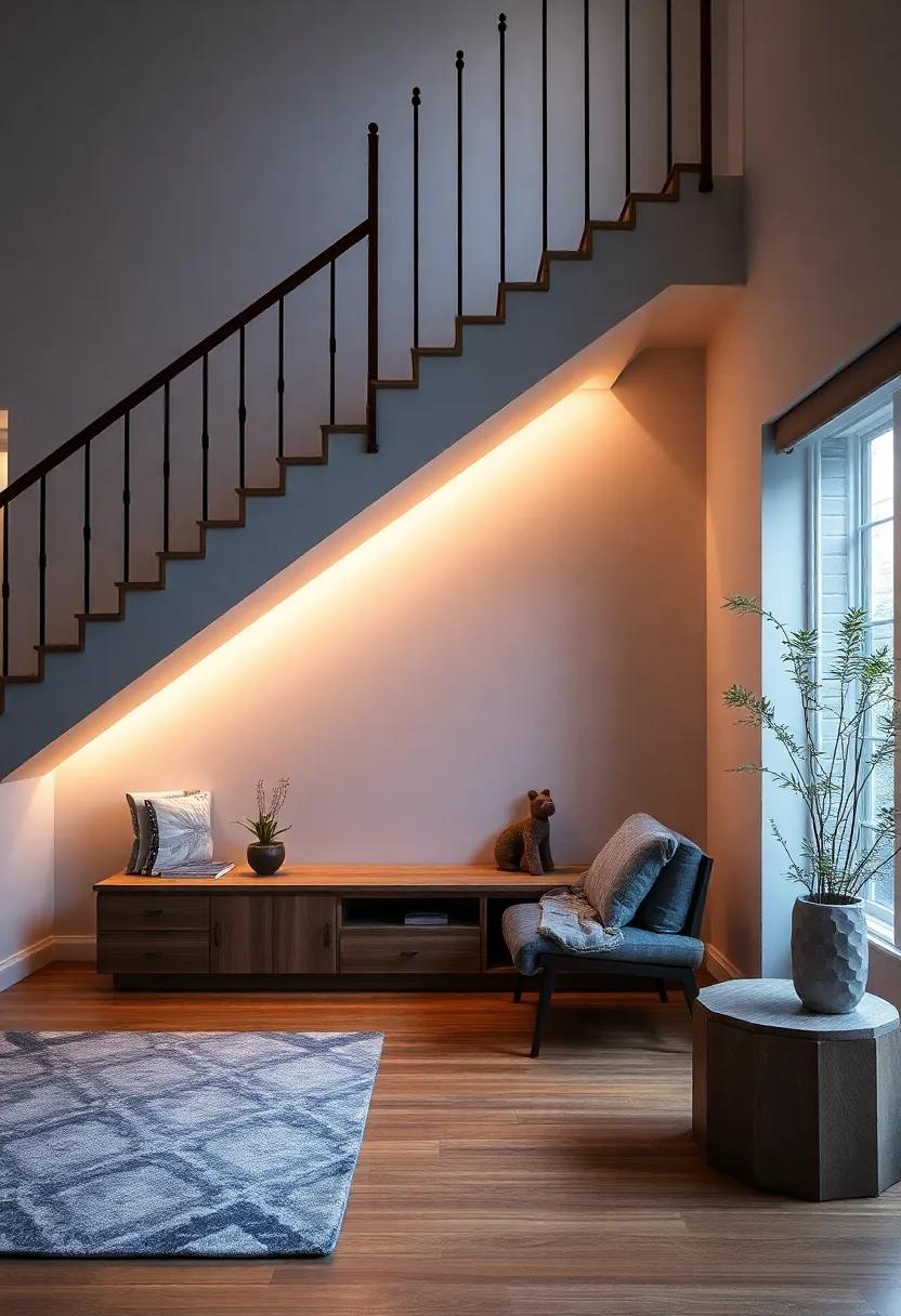 Using Lighting‌ Techniques To ​enhance The Ambiance ‌Below ‌The Stairs