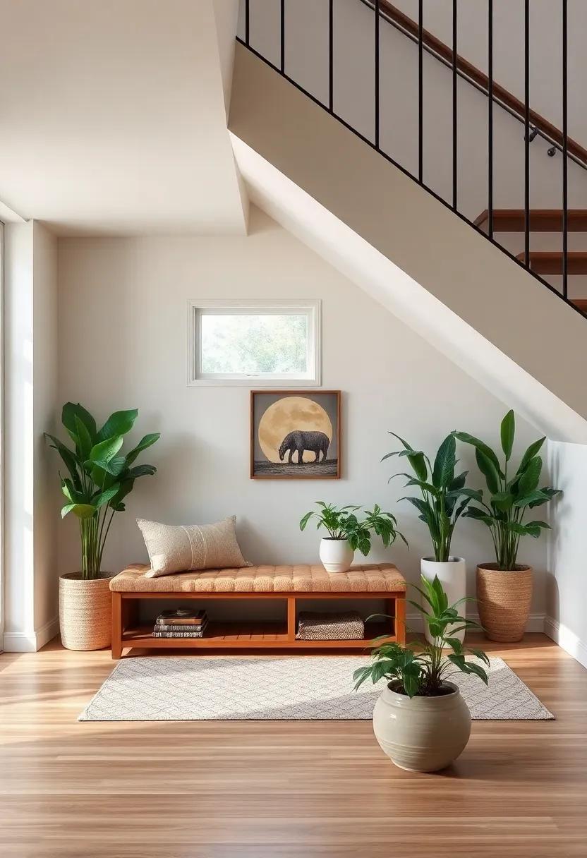 incorporating Nature With Indoor Plants To ⁢Brighten Your Under-Stairs Area