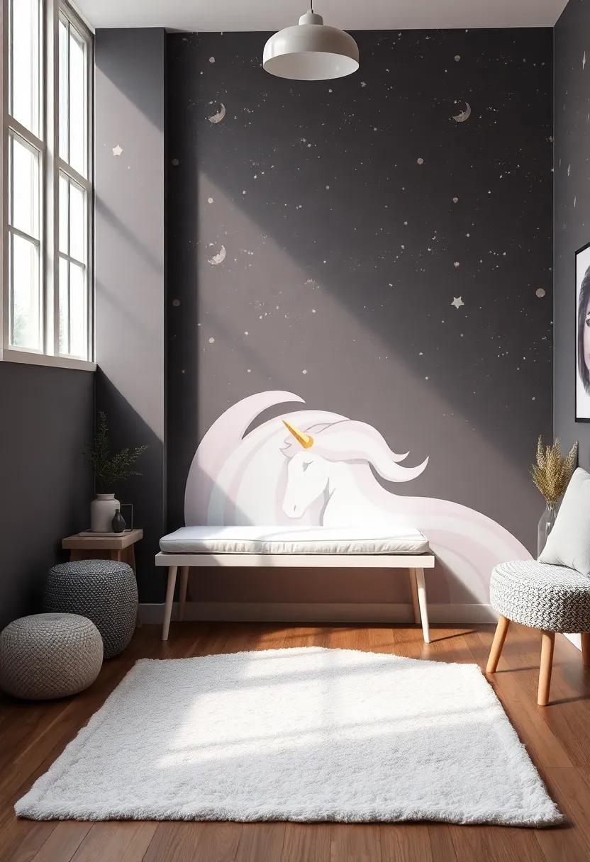 Mesmerizing Rugs That Anchor the Unicorn Fantasy Theme