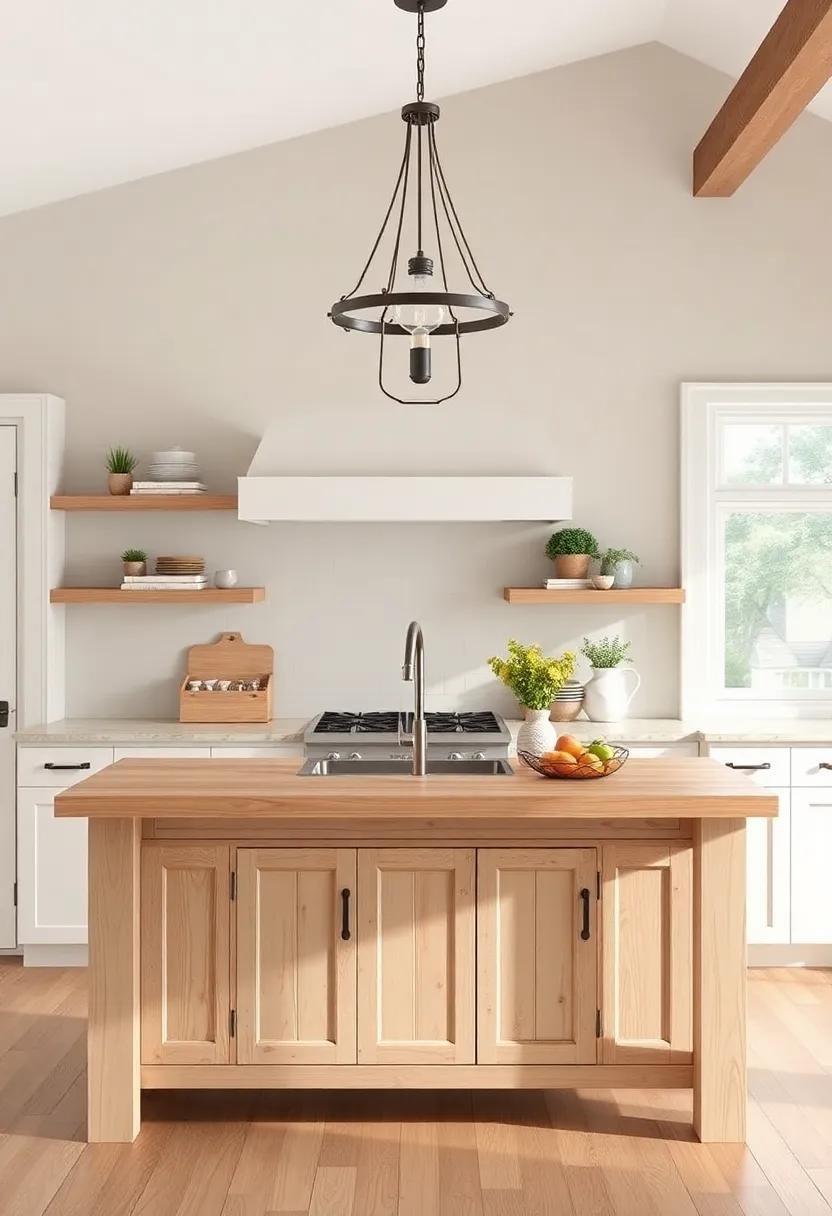 Charming Farmhouse Kitchen Islands: Inspiring Ideas for Your Rustic Culinary Space