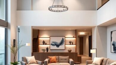 Illuminating Spaces: Transforming Open Concept Living Rooms with Modern Lighting Fixtures