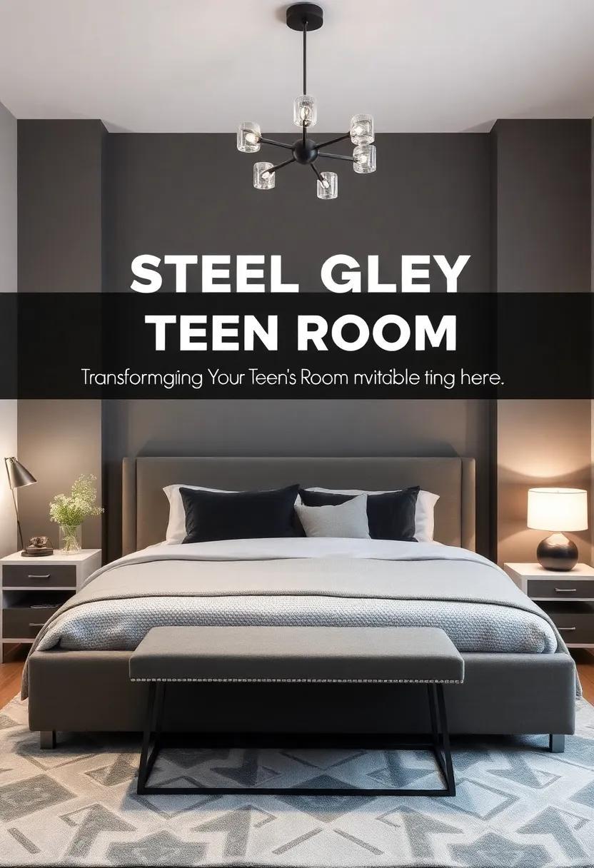 Crafting a Chic Haven: Transforming Your Teen’s Room with Steel Grey Elegance