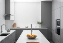 Elevate Your Culinary Space: The Allure of High-End Gray and Silver Kitchen Designs