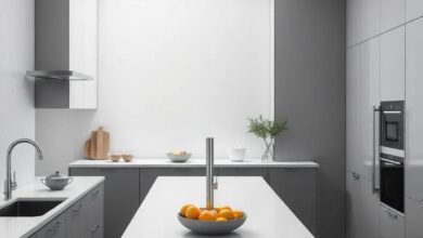 Elevate Your Culinary Space: The Allure of High-End Gray and Silver Kitchen Designs