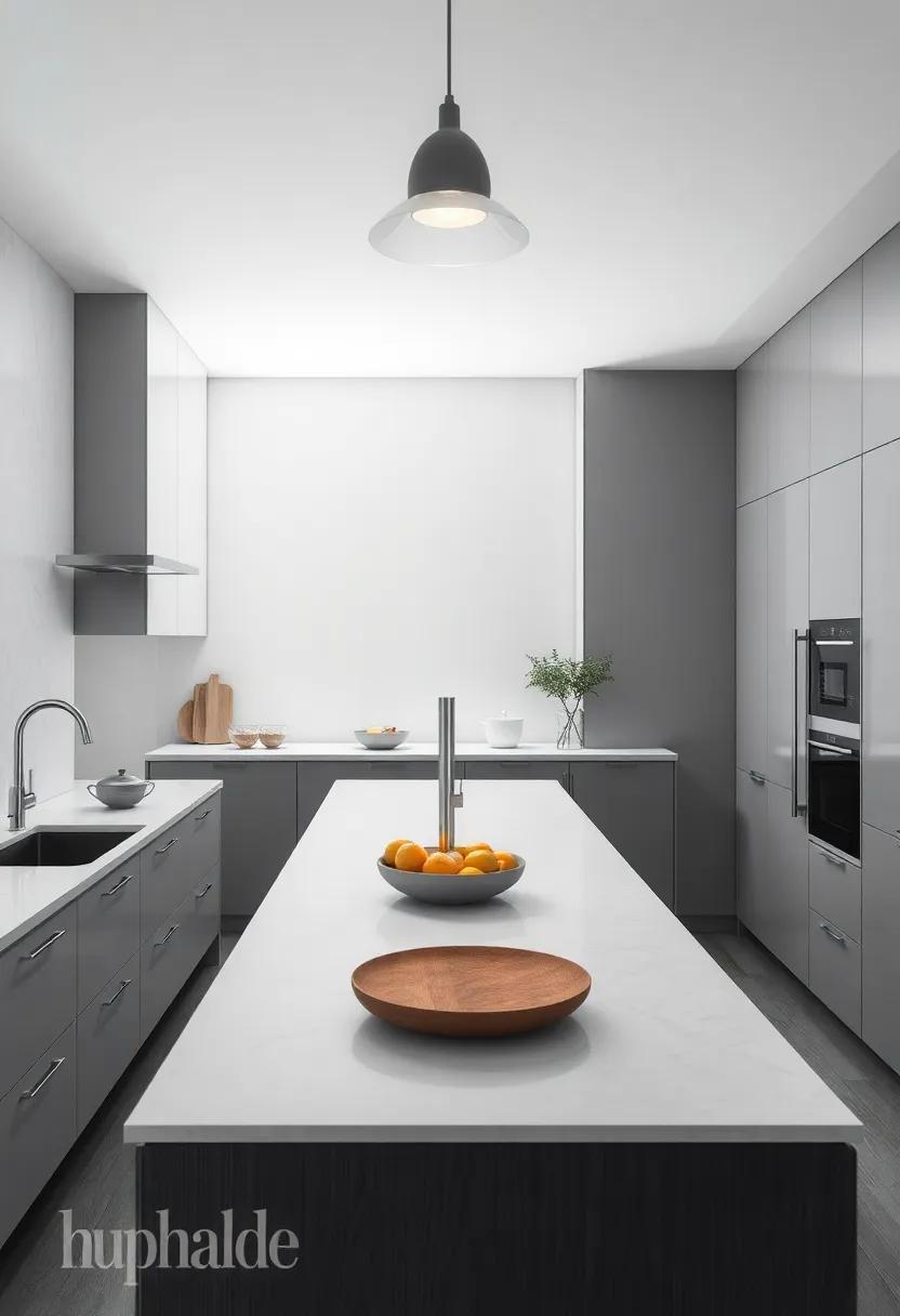 Elevate Your Culinary Space: The Allure of High-End Gray and Silver Kitchen Designs