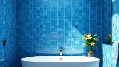 Creating Serenity: Transform Your Space with Luxurious Blue Tile Bathrooms