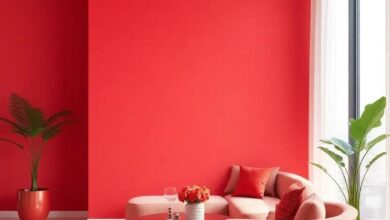 Embrace Elegance: Transform Your Space with Glamorous Crimson Home Design