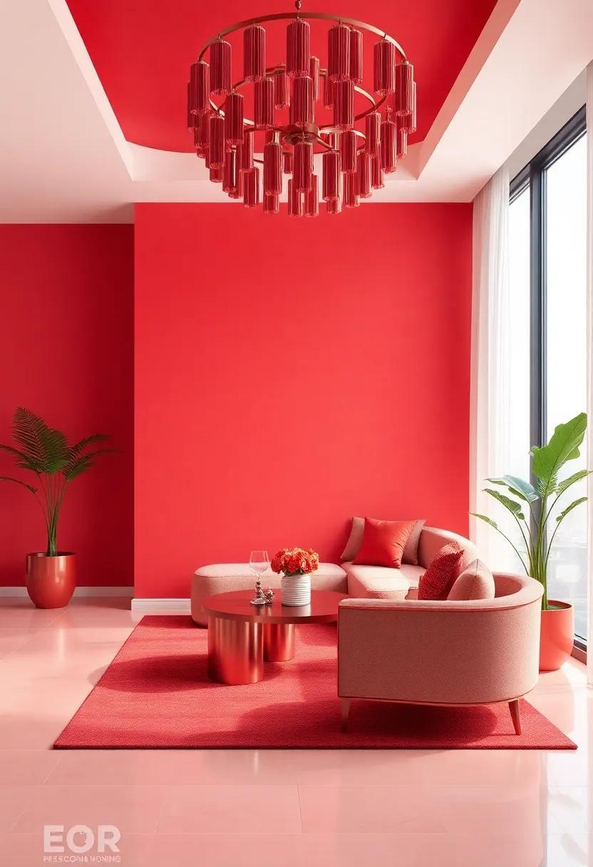 Embrace Elegance: Transform Your Space with Glamorous Crimson Home Design