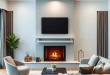 Creating the Perfect Harmony: Designing a Cozy Living Room with Fireplace and TV