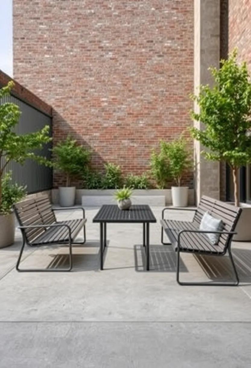 Transforming Industrial Outdoor Spaces: The Aesthetic Appeal of Steel Furniture