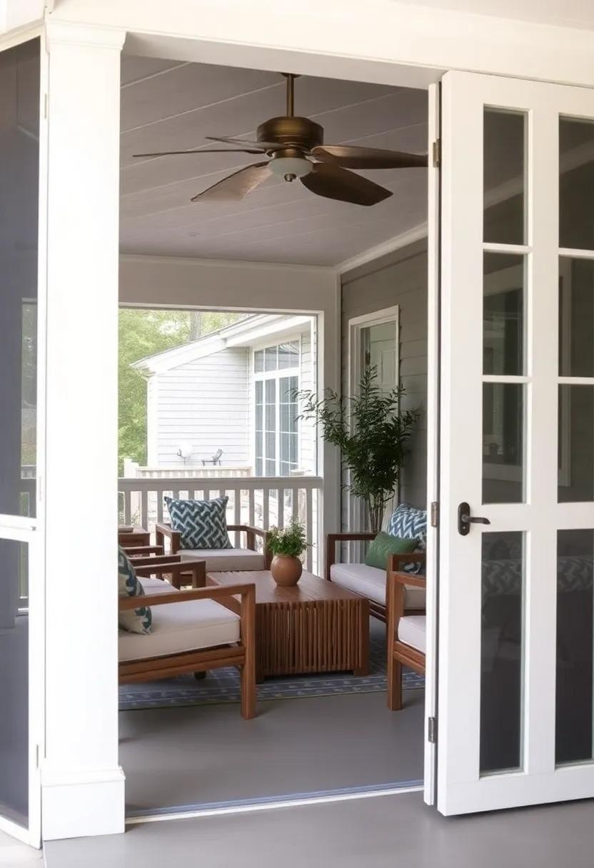 Maximize Your Space: Stylish Screened Porch Furniture With Clever Built-In Storage Solutions