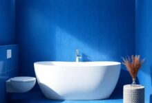 Embracing Serenity: Transform Your Space with Blue Modern Bathroom Design Ideas