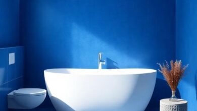 Embracing Serenity: Transform Your Space with Blue Modern Bathroom Design Ideas