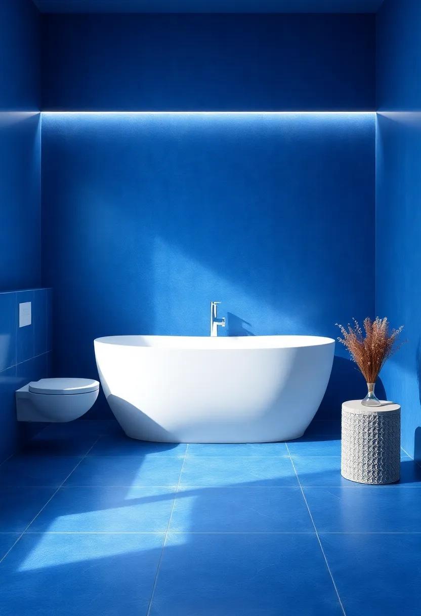 Embracing Serenity: Transform Your Space with Blue Modern Bathroom Design Ideas