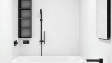 Elevate Your Space: Embracing Modern Bathrooms with Striking Black Fixtures