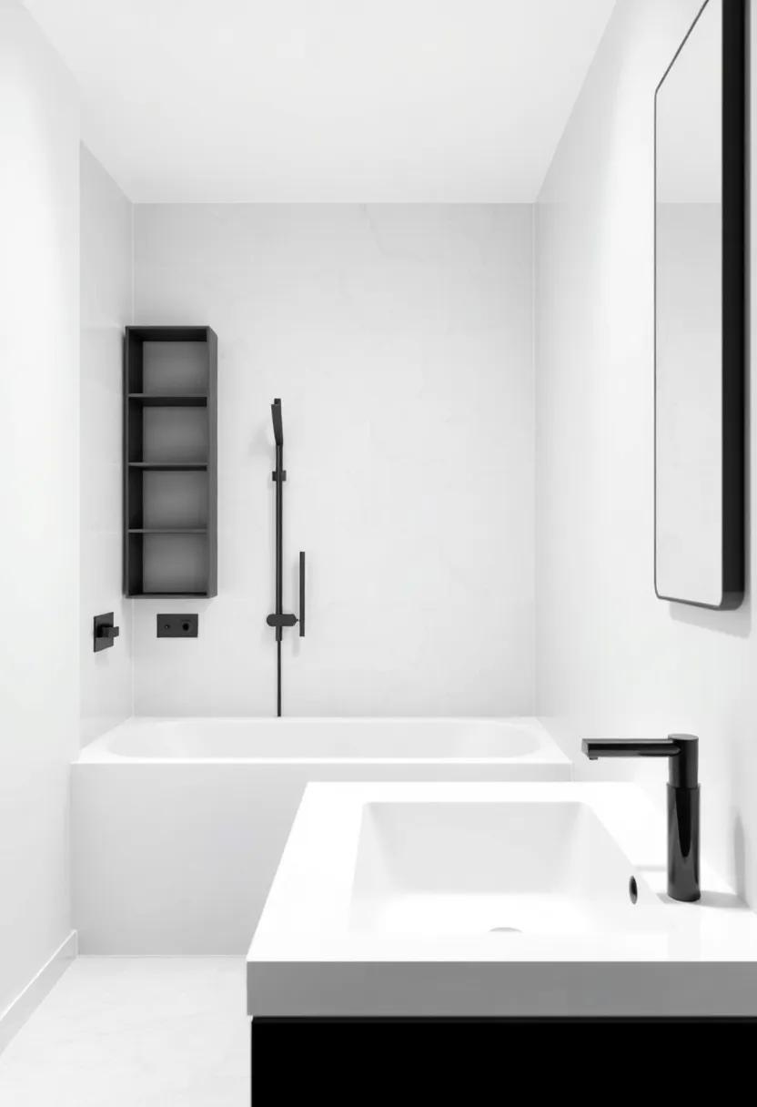 Elevate Your Space: Embracing Modern Bathrooms with Striking Black Fixtures