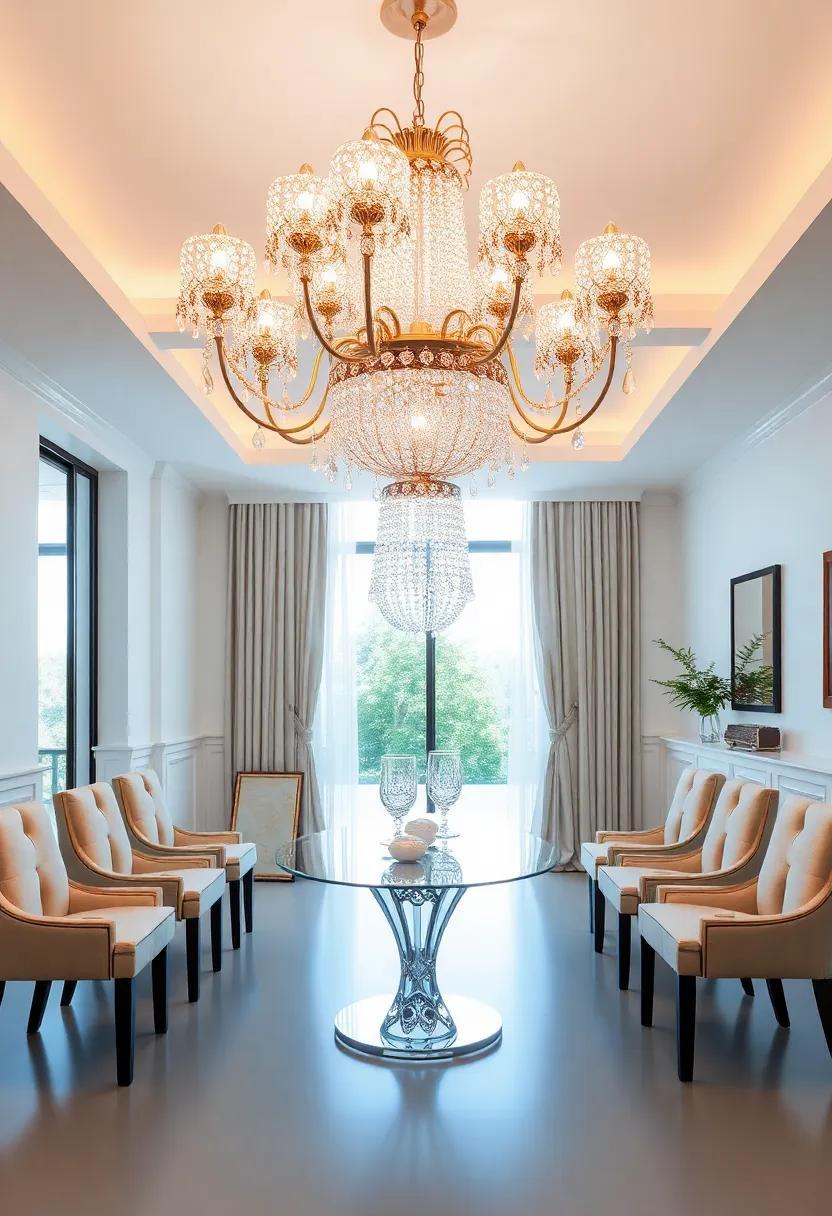 Transform Your Dining Area: The Allure of Crystal Chandeliers for Glamorous Elegance