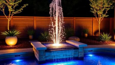 Transform Your Outdoor Space: The Allure of LED-Lit Patio Water Features