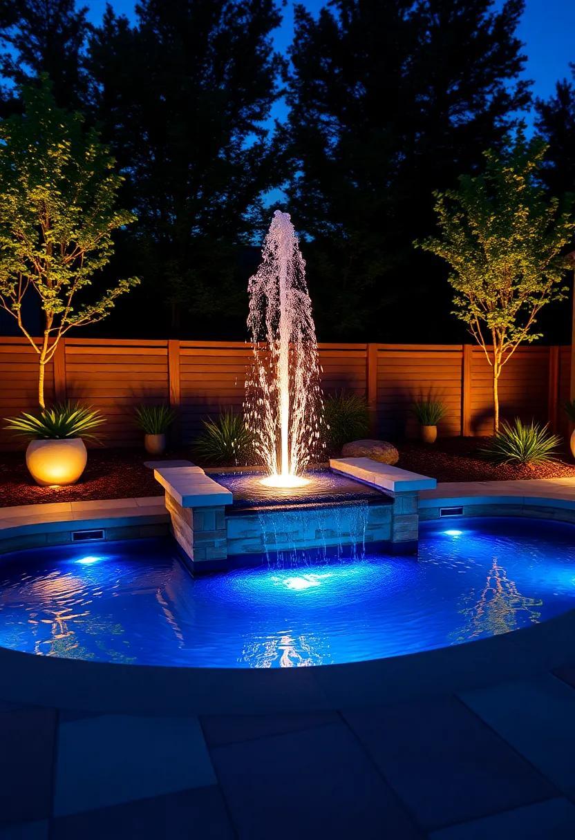 Transform Your Outdoor Space: The Allure of LED-Lit Patio Water Features